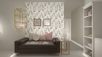 Modern, Glam Office by Havenly Interior Designer Adina